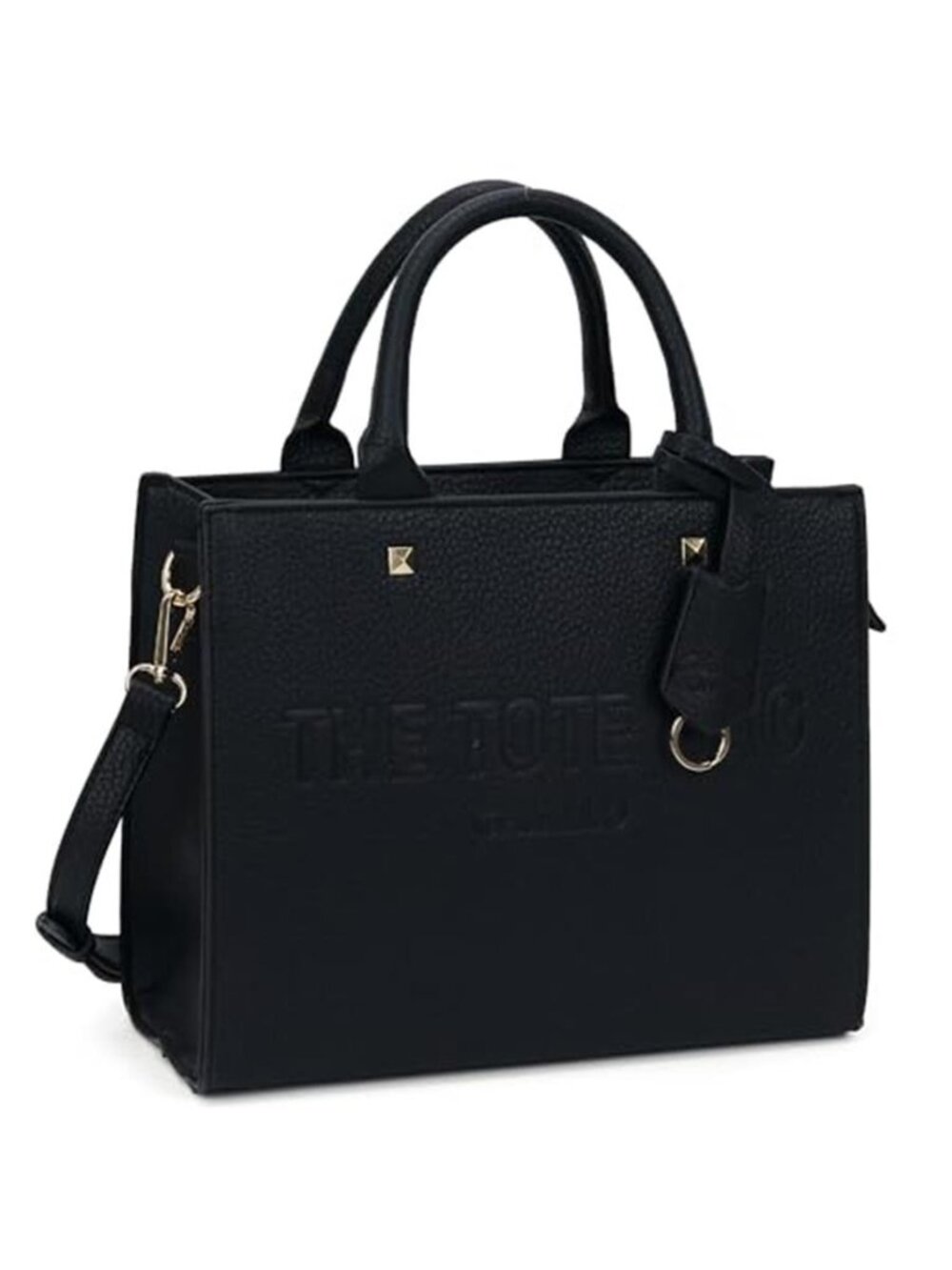 Womens PU Leather Tote Bag Crossbody Satchel Shoulder Handbag Adjustable Strap